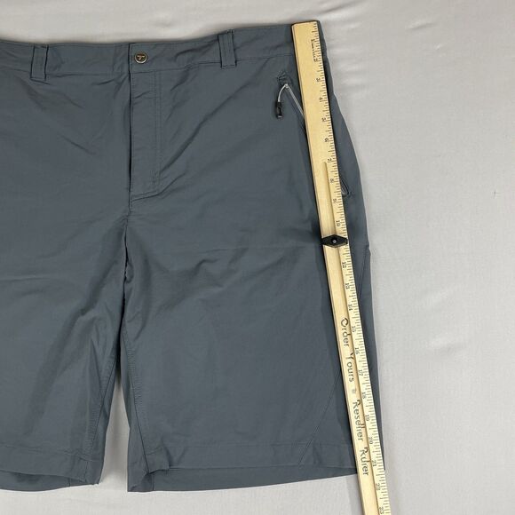 Columbia Titanium Nylon Shorts Men’s 38 Gray 10" Inseam Stretch Outdoor Gorpcore - Picture 13 of 16